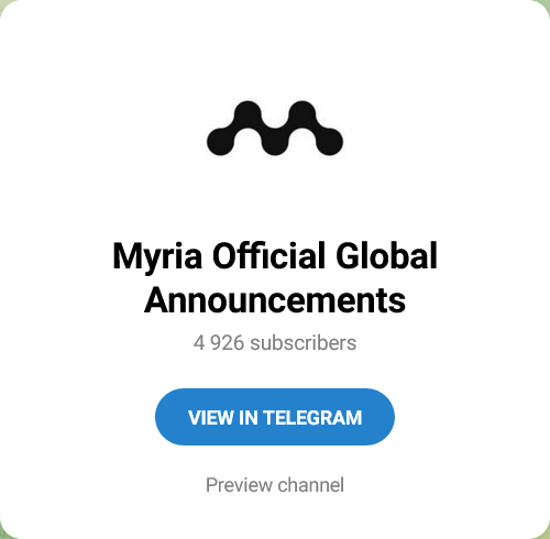 myria токен