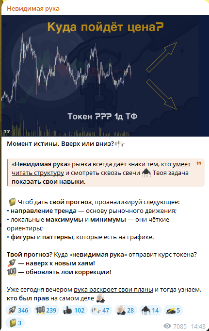 невидимая рука телеграмм канал
