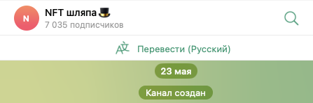 нфт шляпа тг