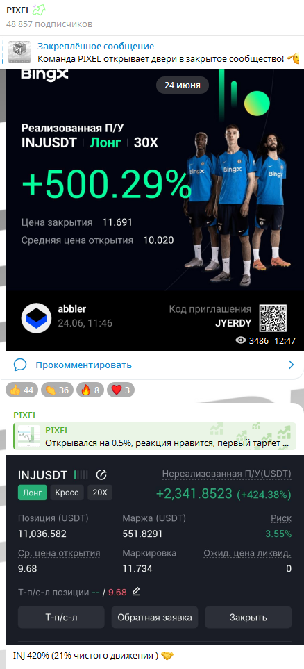 пиксель тг канал