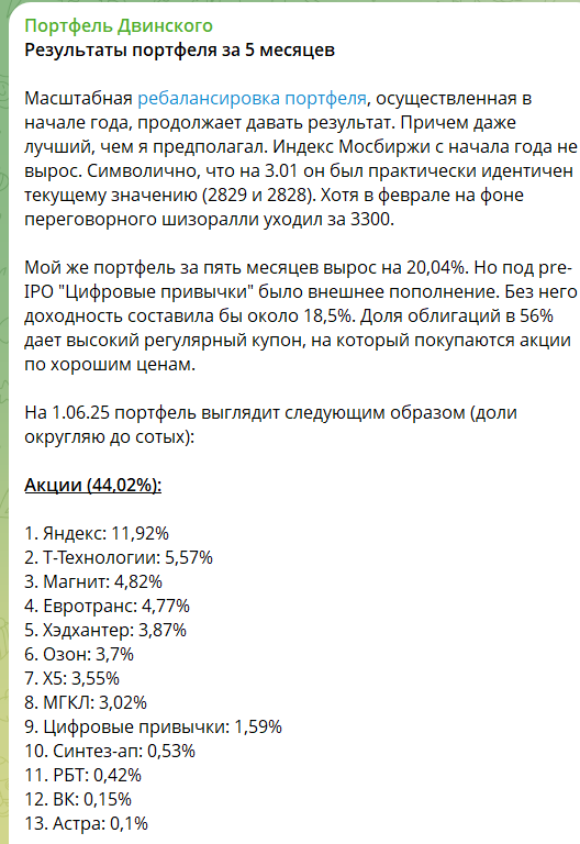 портфель двинского