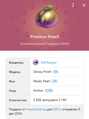 precious peach тг