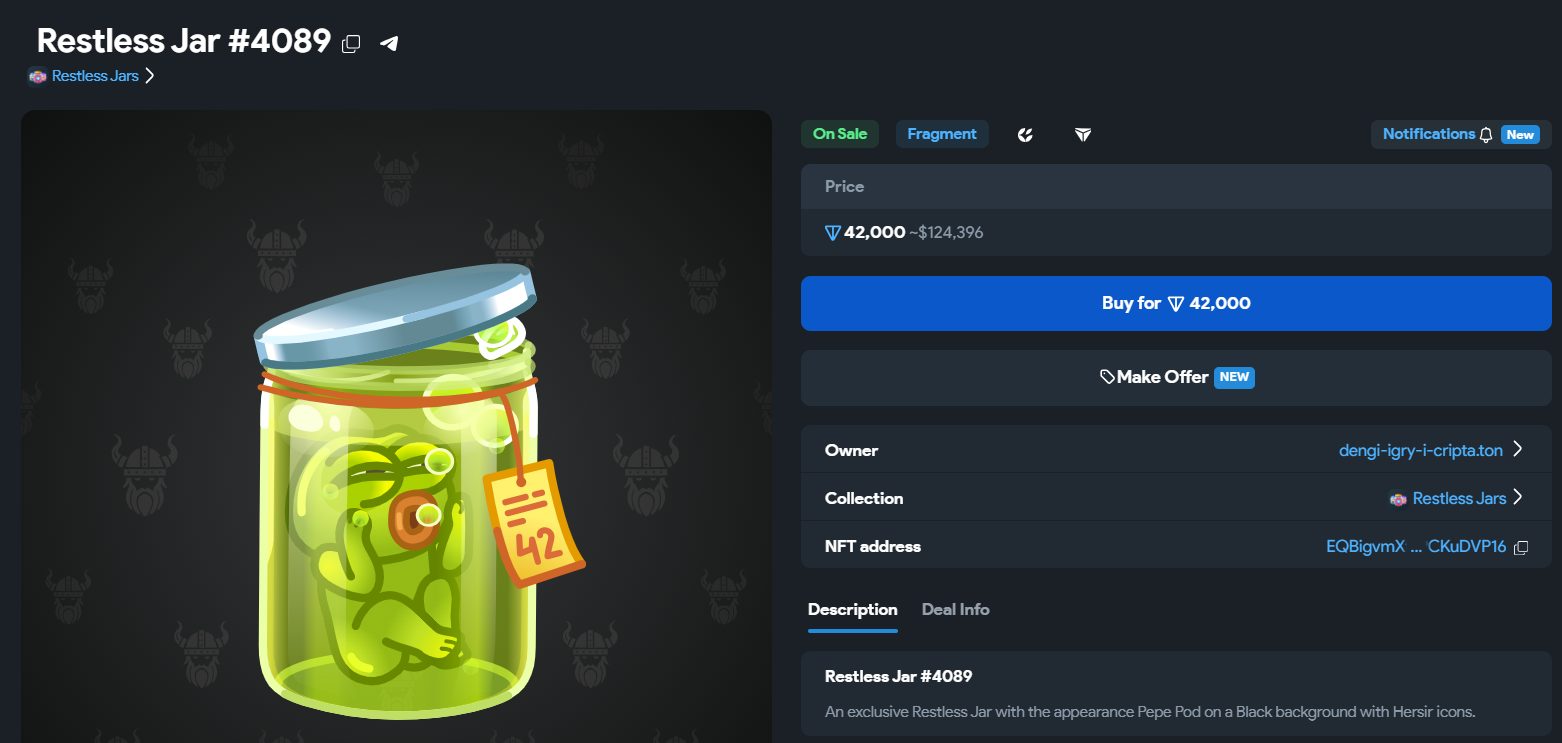 restless jar nft