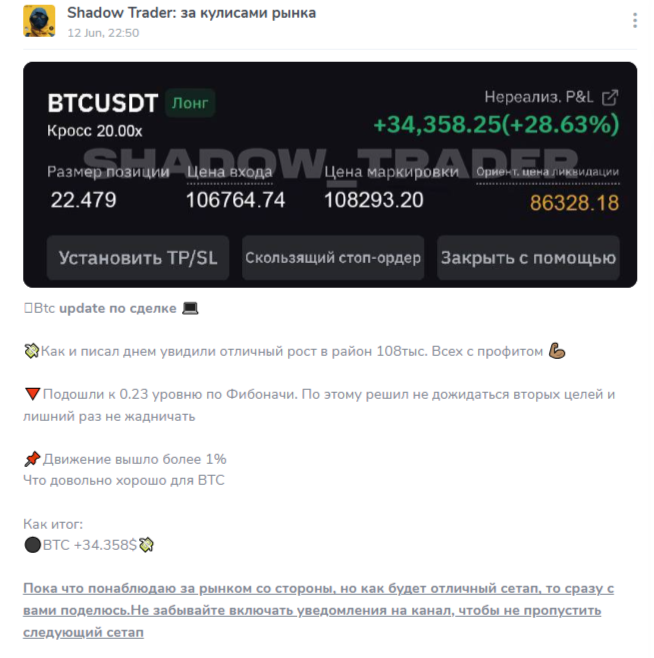 Shadow Trader трейдер