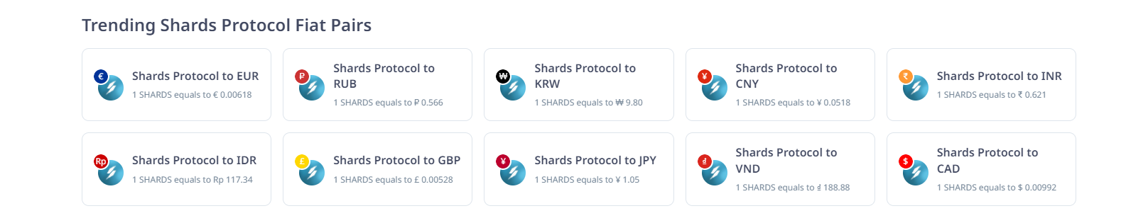 shards монета
