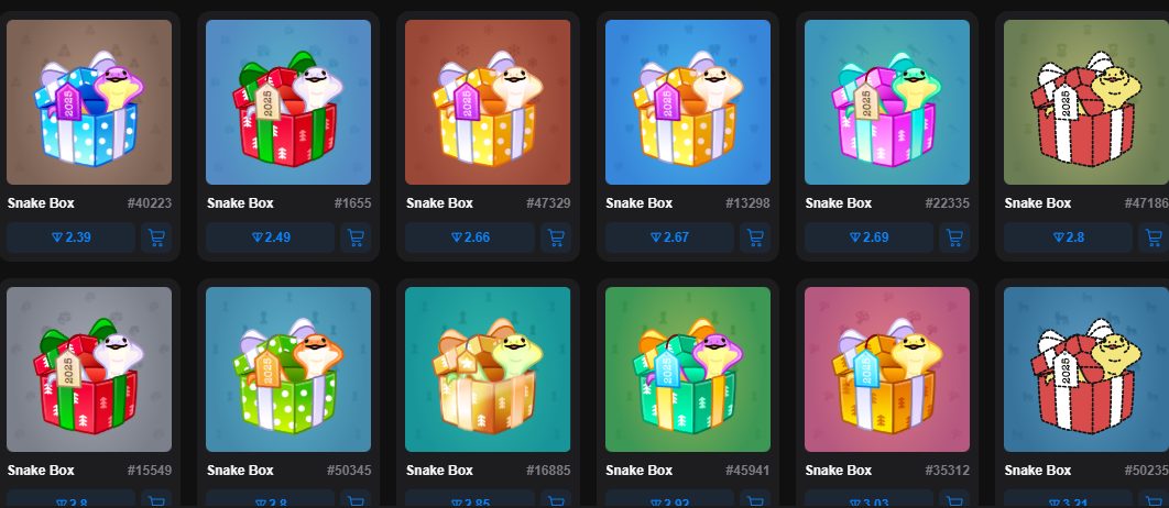 snake box nft телеграмм