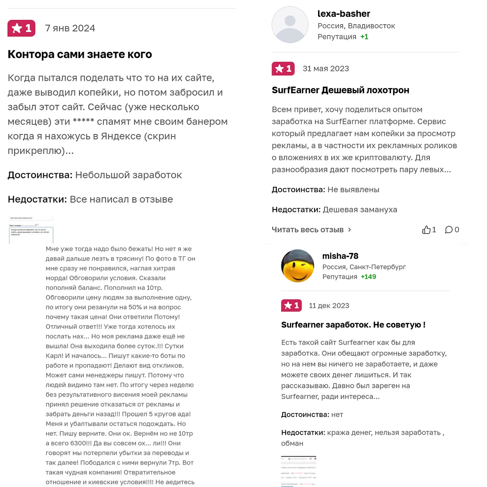 surfearner заработок