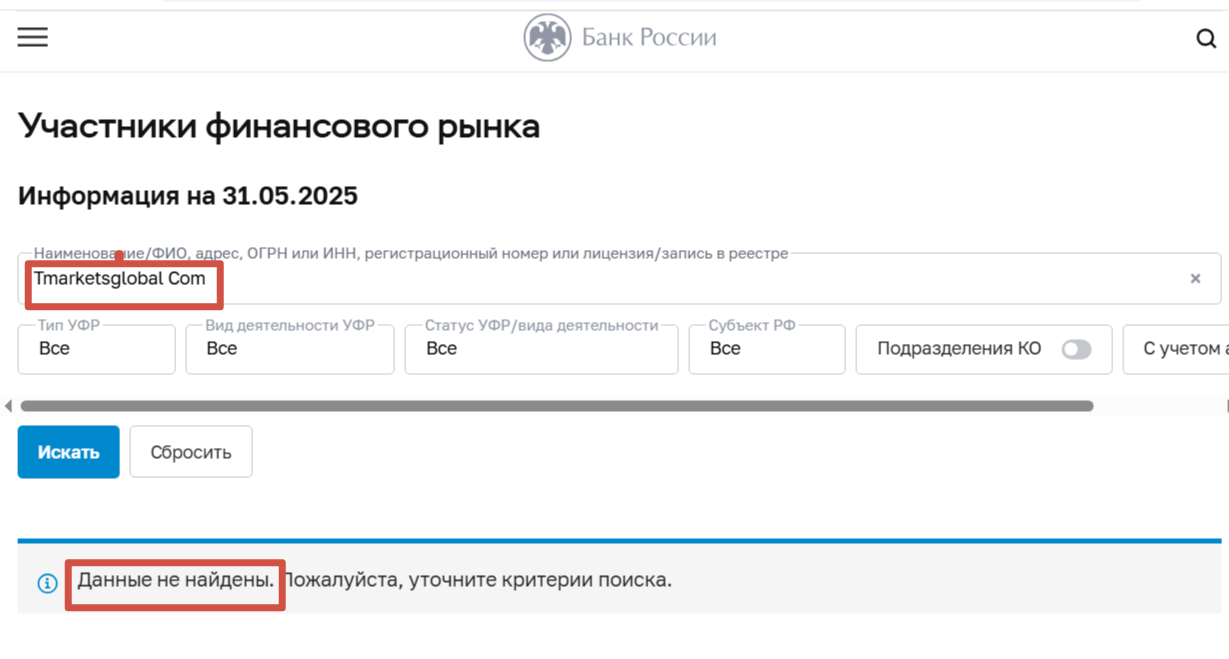 tmarketsglobal com отзывы