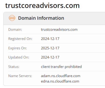 trustcoreadvisors com