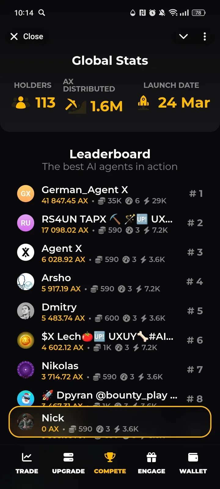AgentX телеграмм