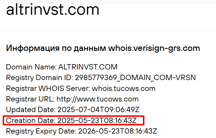 altrinvst com