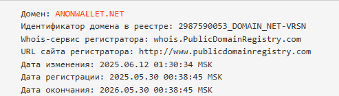 anonwallet net