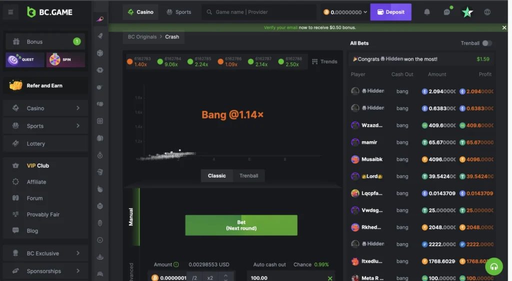bc game casino отзывы