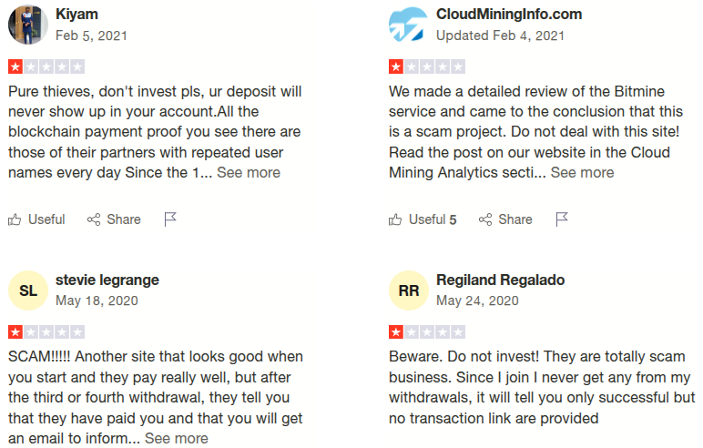 bitmine отзывы
