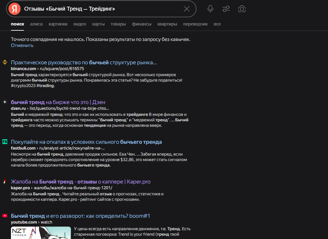 Бычий Тренд – Трейдинг
