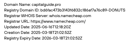capital guide pro