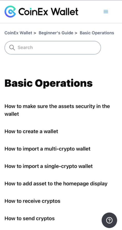 coin ex wallet