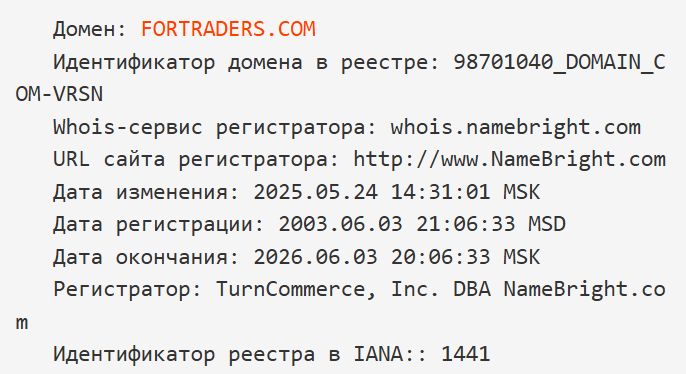 fortraders com
