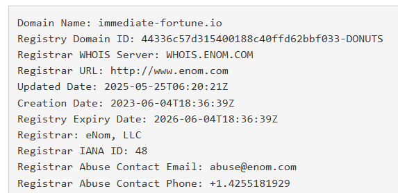 immediate fortune отзывы