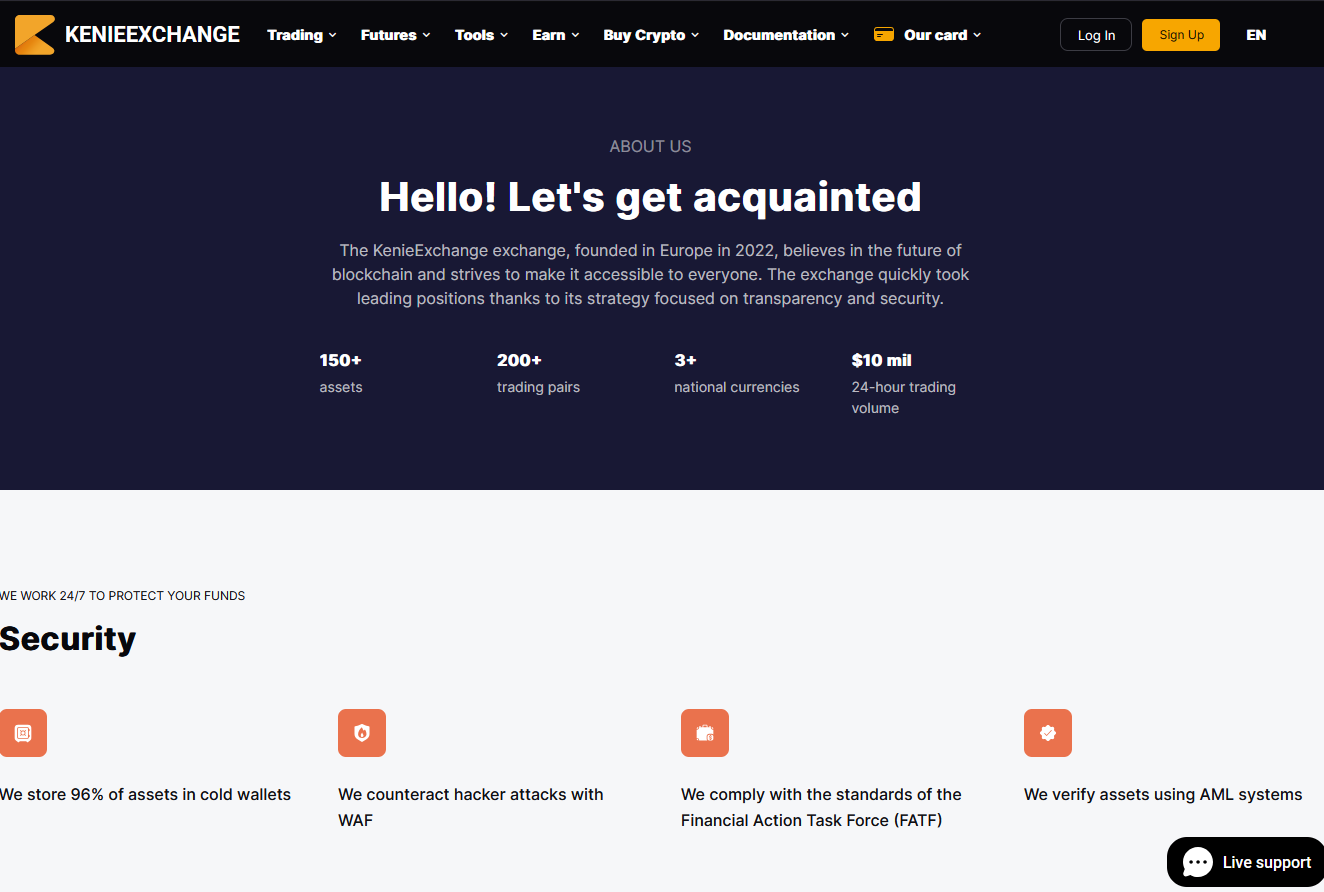 kenie exchange