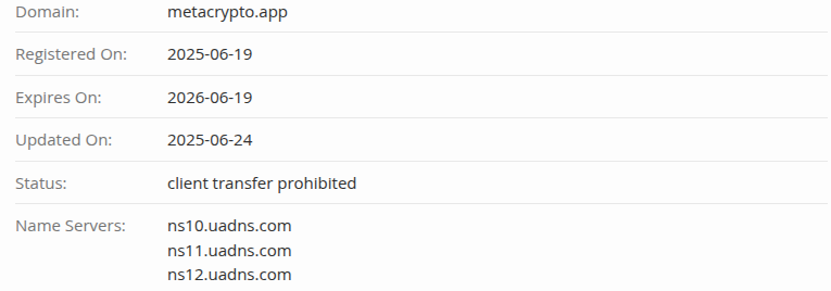 Metacrypto App