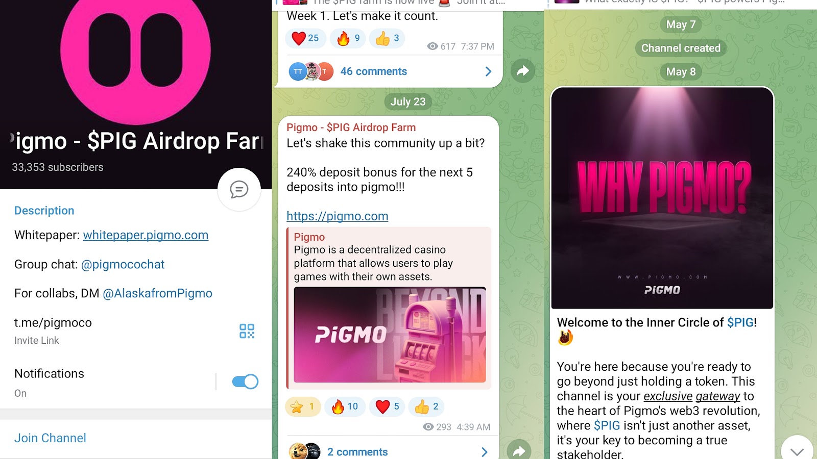 pig telegram
