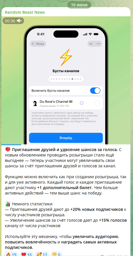 random beast телеграм