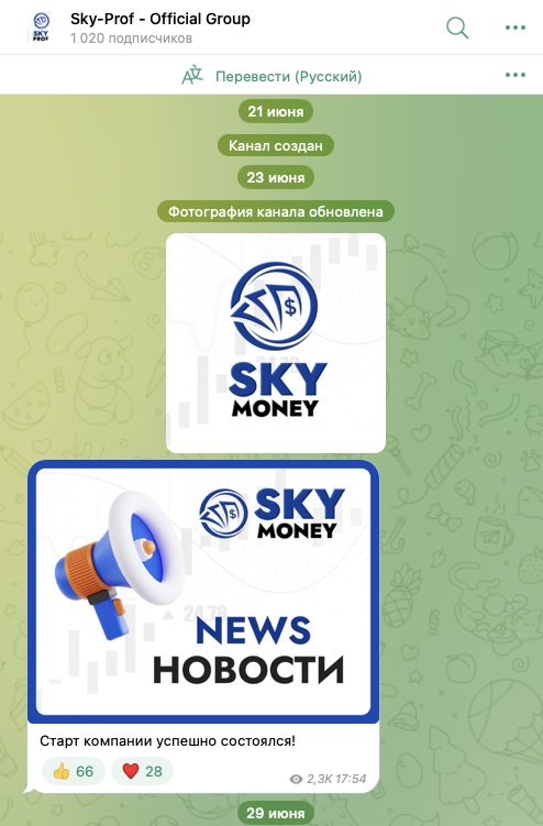 sky inv cc отзывы