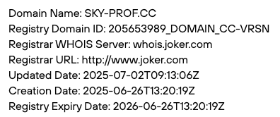 sky prof cc
