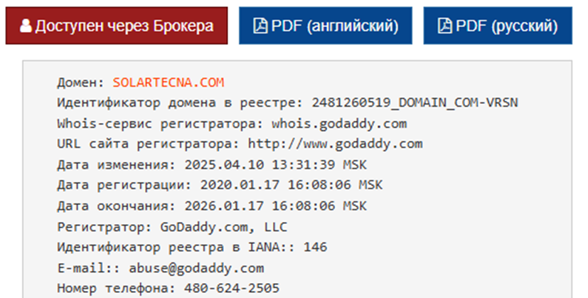 Solar Tecna инвестиции