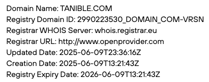 support tanible com