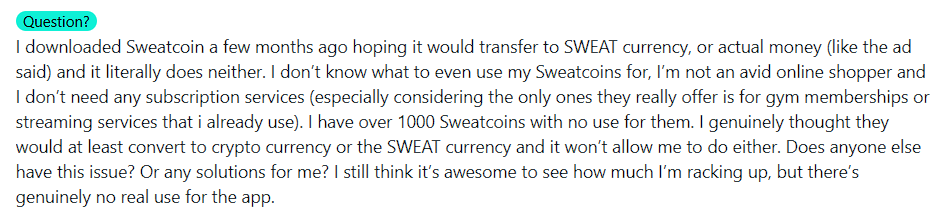 sweatcoin и foap