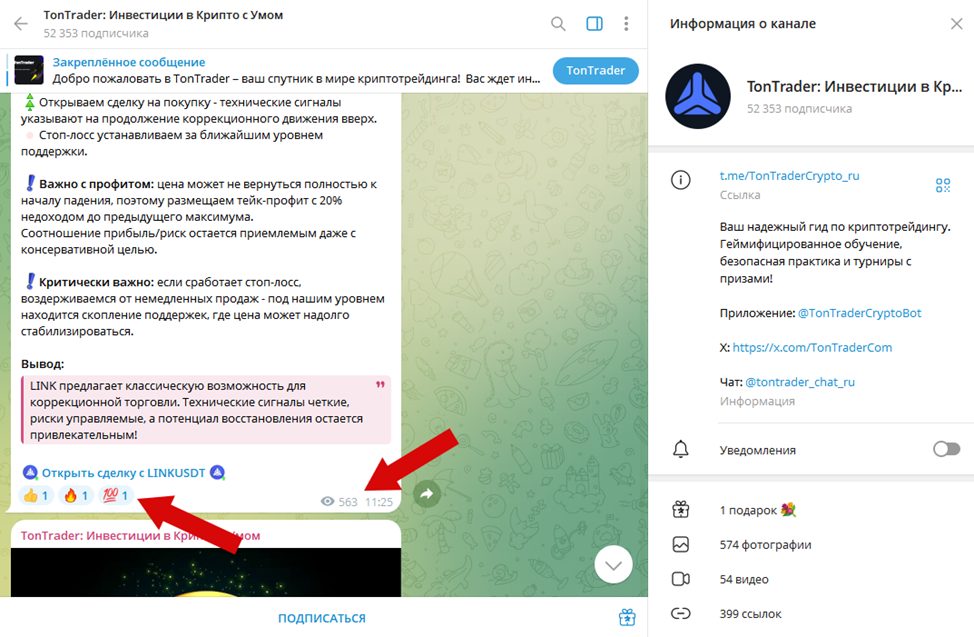 tontrader телеграм
