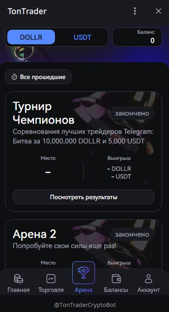tontrader телеграм