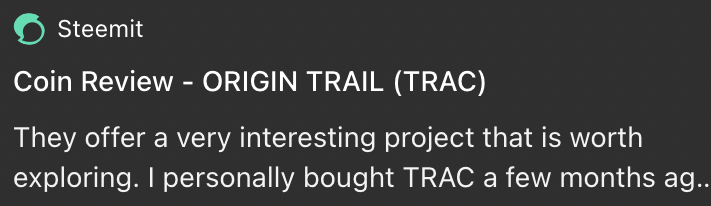 trac криптовалюта