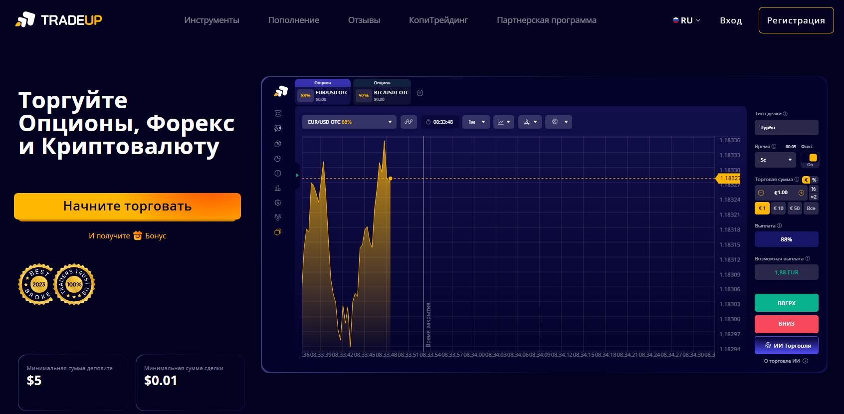 tradeup net отзывы