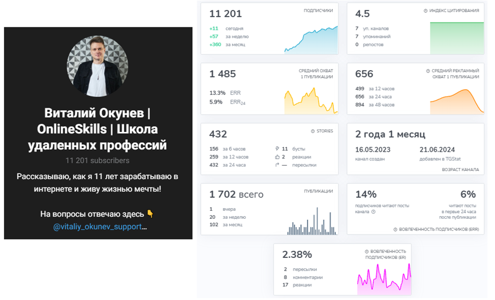 виталий окунев online skills