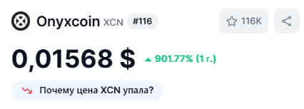 xcn монета прогноз