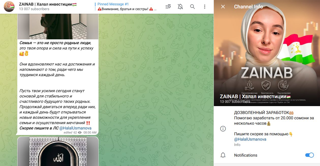 зайнаб халяль инвестиции отзывы