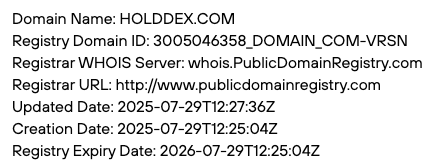 биржа holddex com