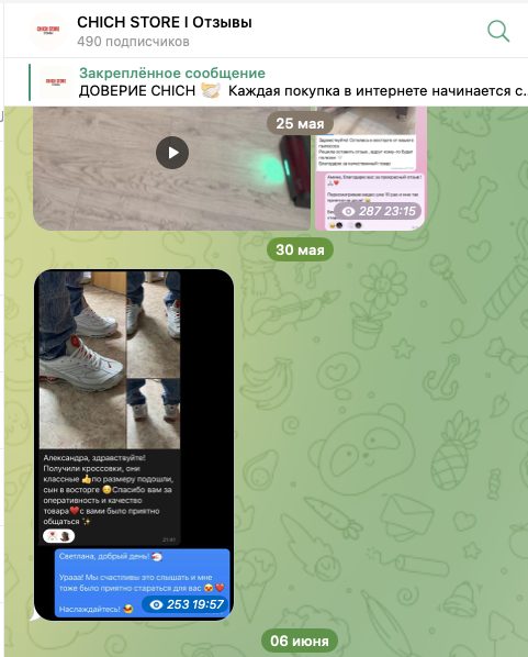 CHICH STORE Мужской каталог