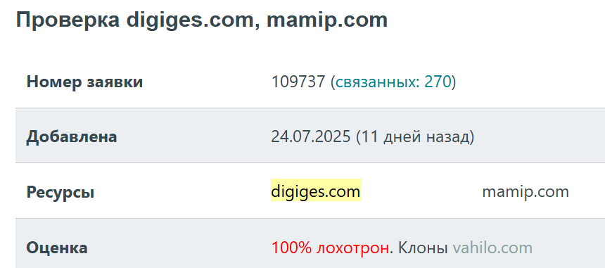 digiges обменник