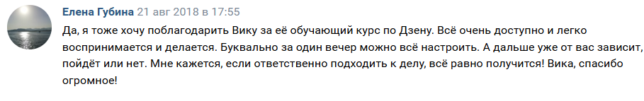 курс лови дзен вика самойлова отзывы