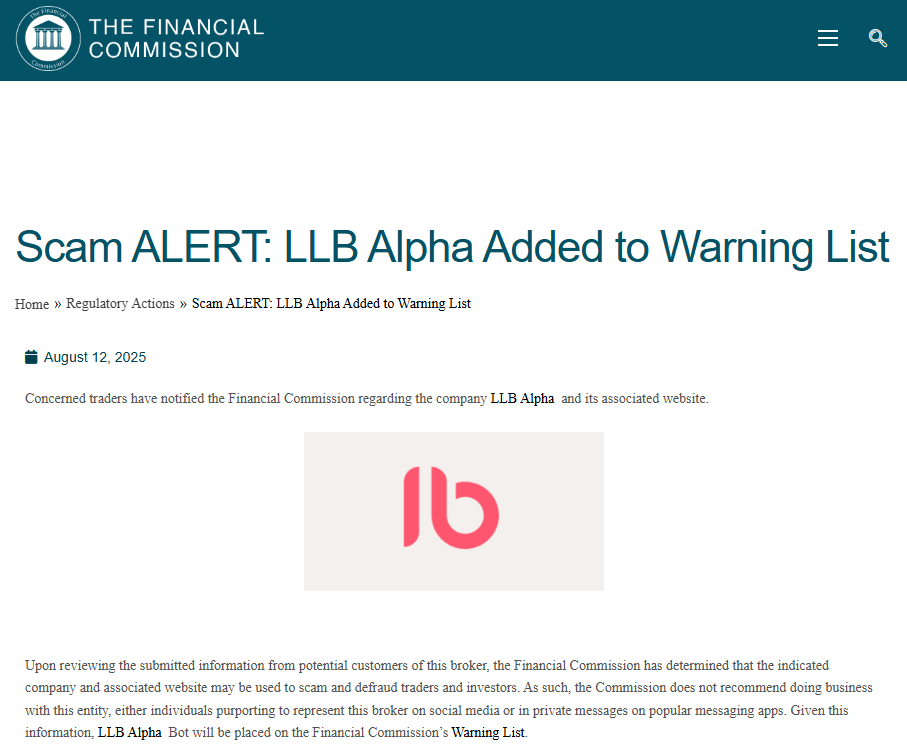 LLB Alpha брокер