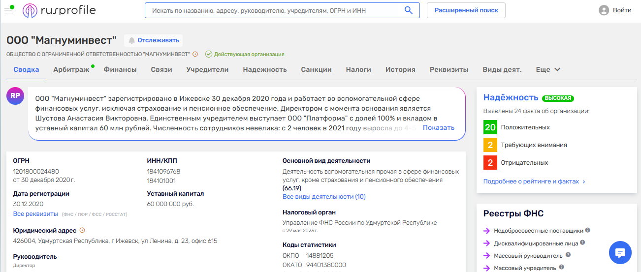 магнум инвест ижевск