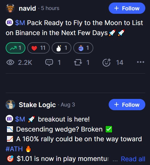 memecore token