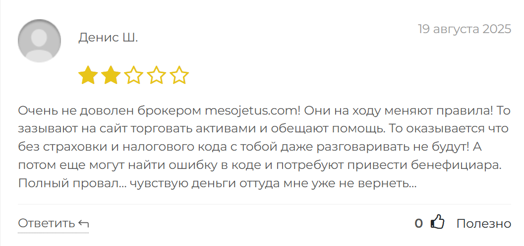 mesojetus com развод