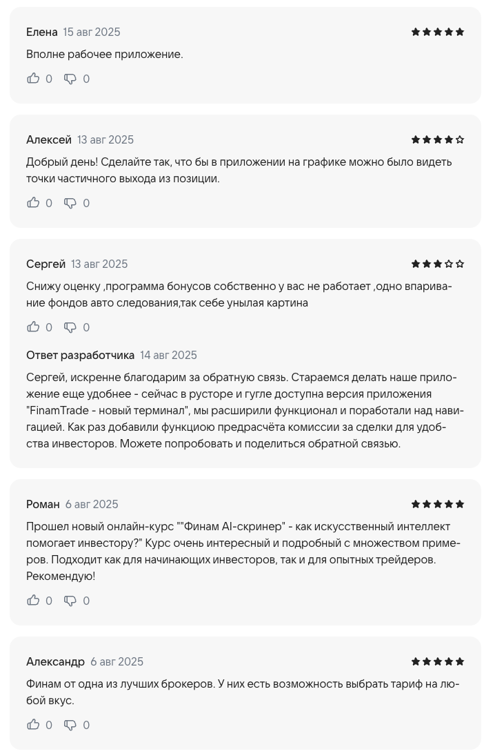 не открывается трейдинг финам ру