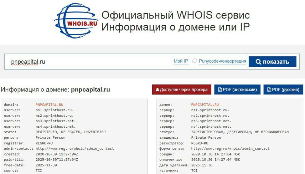 P P Capital Инвестиционная компания XXII века