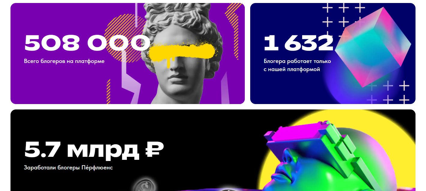 перфлюенс для блоггеров партнерская программа